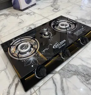 High Quality Delron 3 Gas Burner(Black)