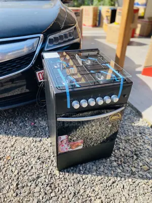 Classic Volcano 50x50 4 Gas Burner With Oven Grill(Black).