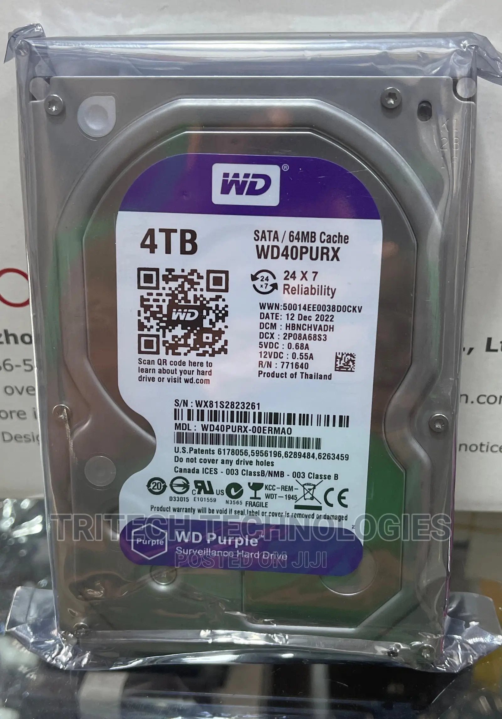 Hitachi 4tb HDD for CCTV and for Desktop