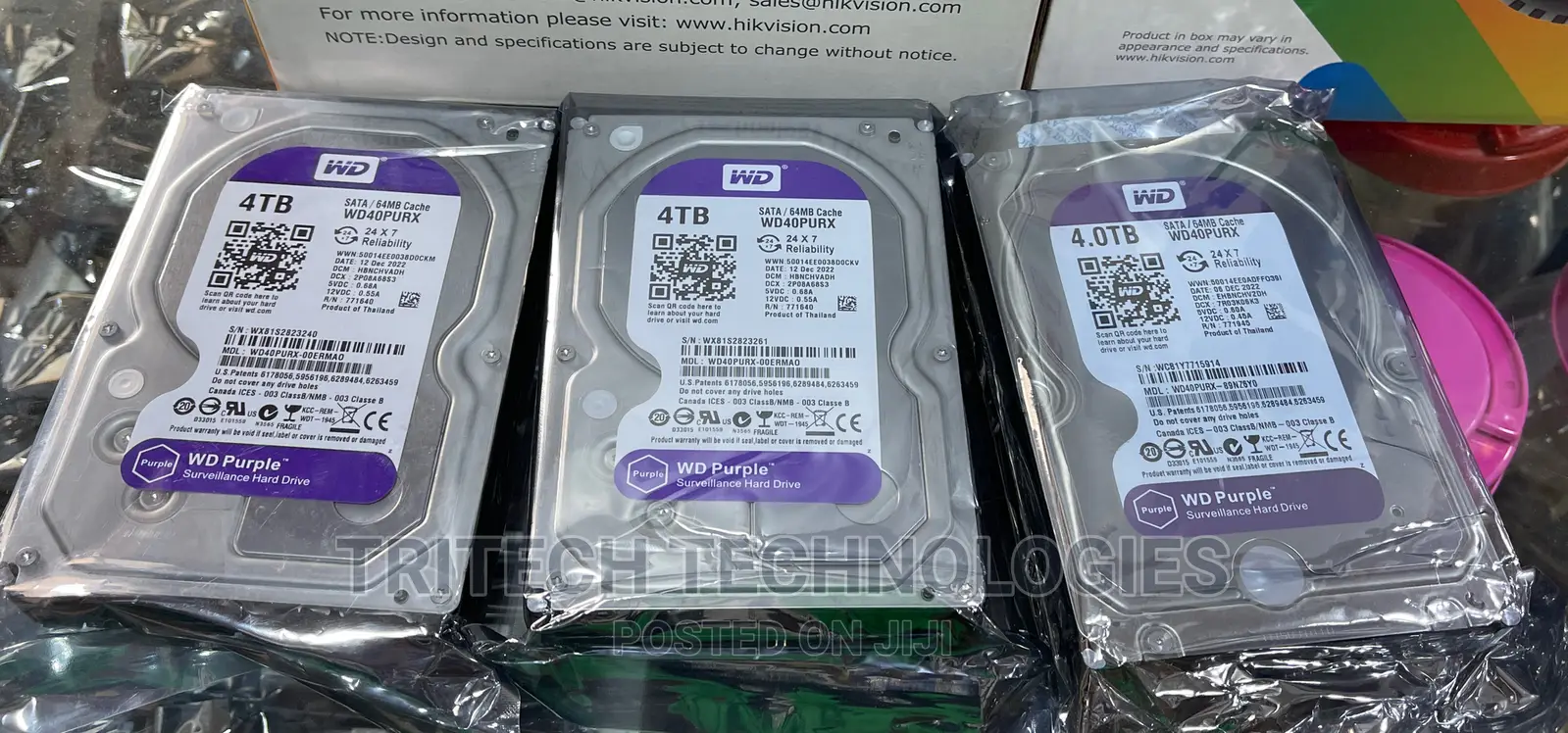 Hitachi 4tb HDD for CCTV and for Desktop