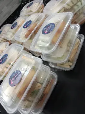Sandwich and Spring Rolls