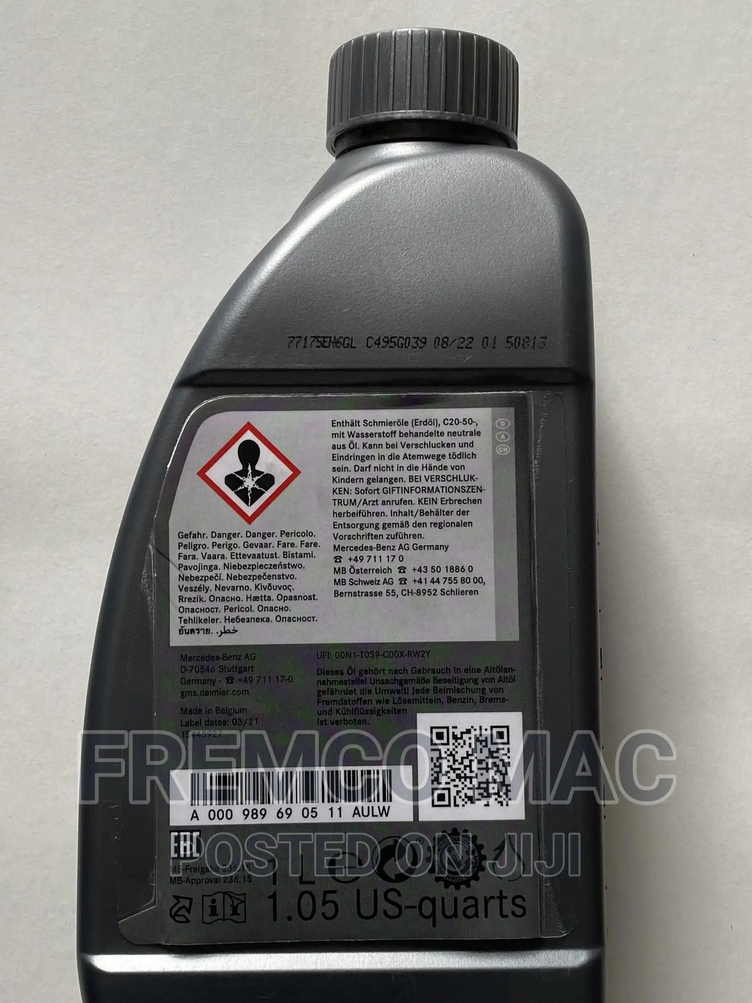 Genuine Mercedes-Benz Automatic Transmission Fluid FE
