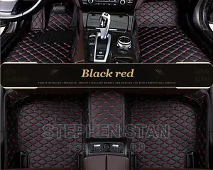 4d High Quality Brown Luxury Leather Car Floor Mat Carpet