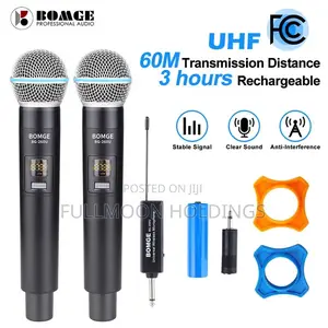 Bomge 260U 2 Uhf Dual Wireless Microphone