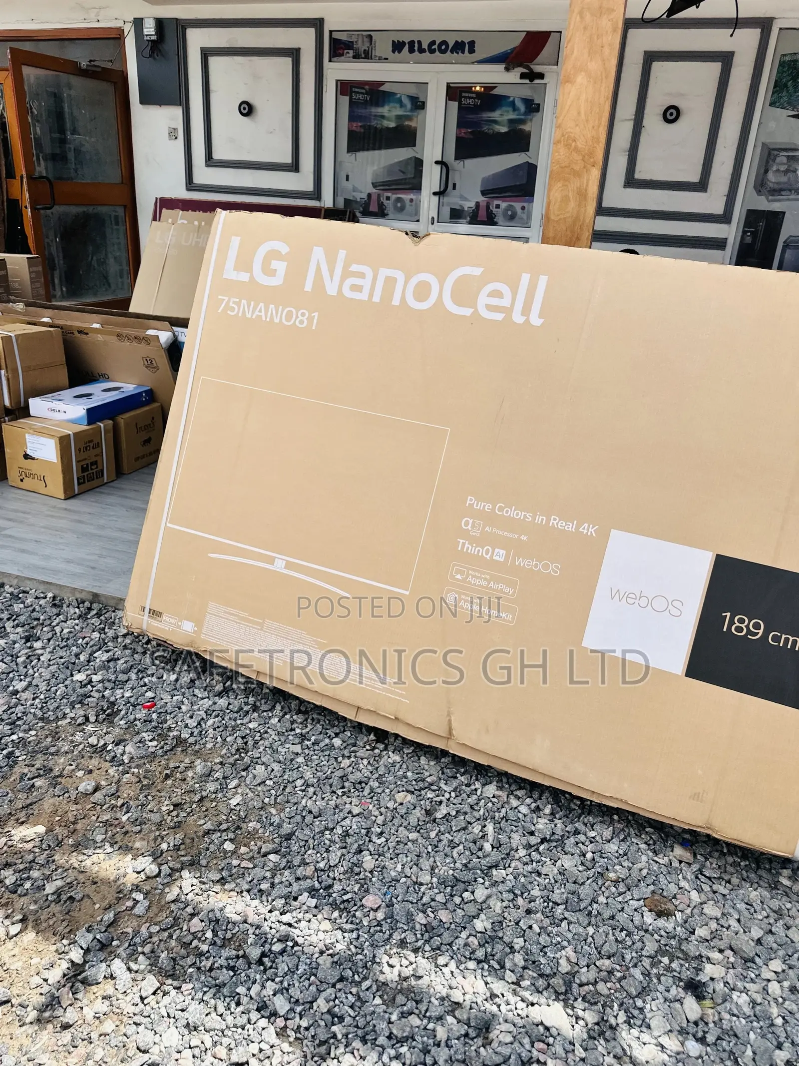 Smart  Lg NANO81 Glossy LED 75 Inches Ultra UHD Tv