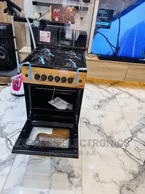 Precious Bake Gas Oven 4burner Light Wooden Stove