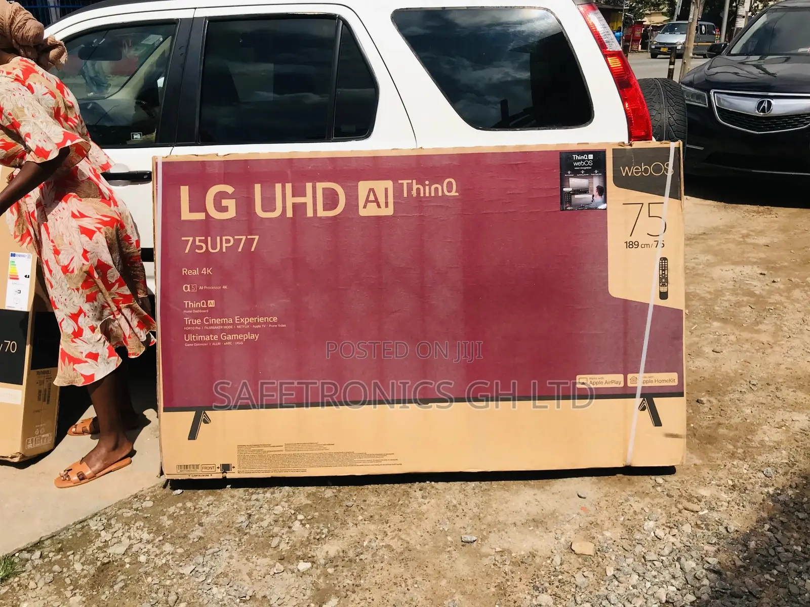 UHD Ultra Lg UP77 75 Inches Glossy LED Smart Crystal Tv 