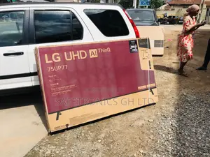 Best 75 Inches LED Glossy UHD Crystal UP77 Lg Smart Tv. 