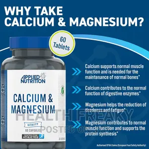 Calcium and Magnesium Healthy Bones Muscle Function