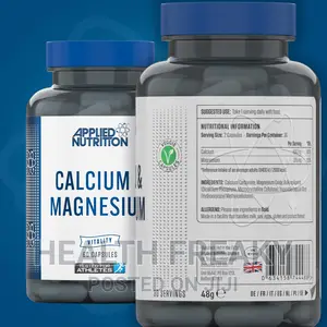 Calcium and Magnesium Healthy Bones Muscle Function