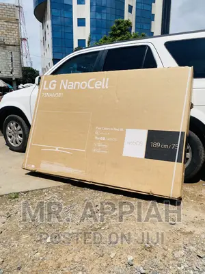 Affordable LG 75 Inch Nanocell Smart Tv(75NANO81)Black.