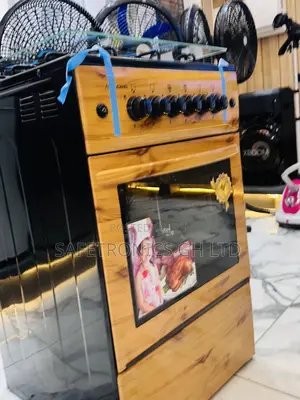 4 Gas Oven With Grill Light Wooden 50x50 Volcano 