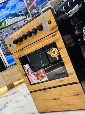 50x50 Light Wooden 4 Gas Oven With Grill Volcano 