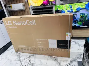 Authentic New Slim Lg UHD Smart 75”Nano81 Tv 