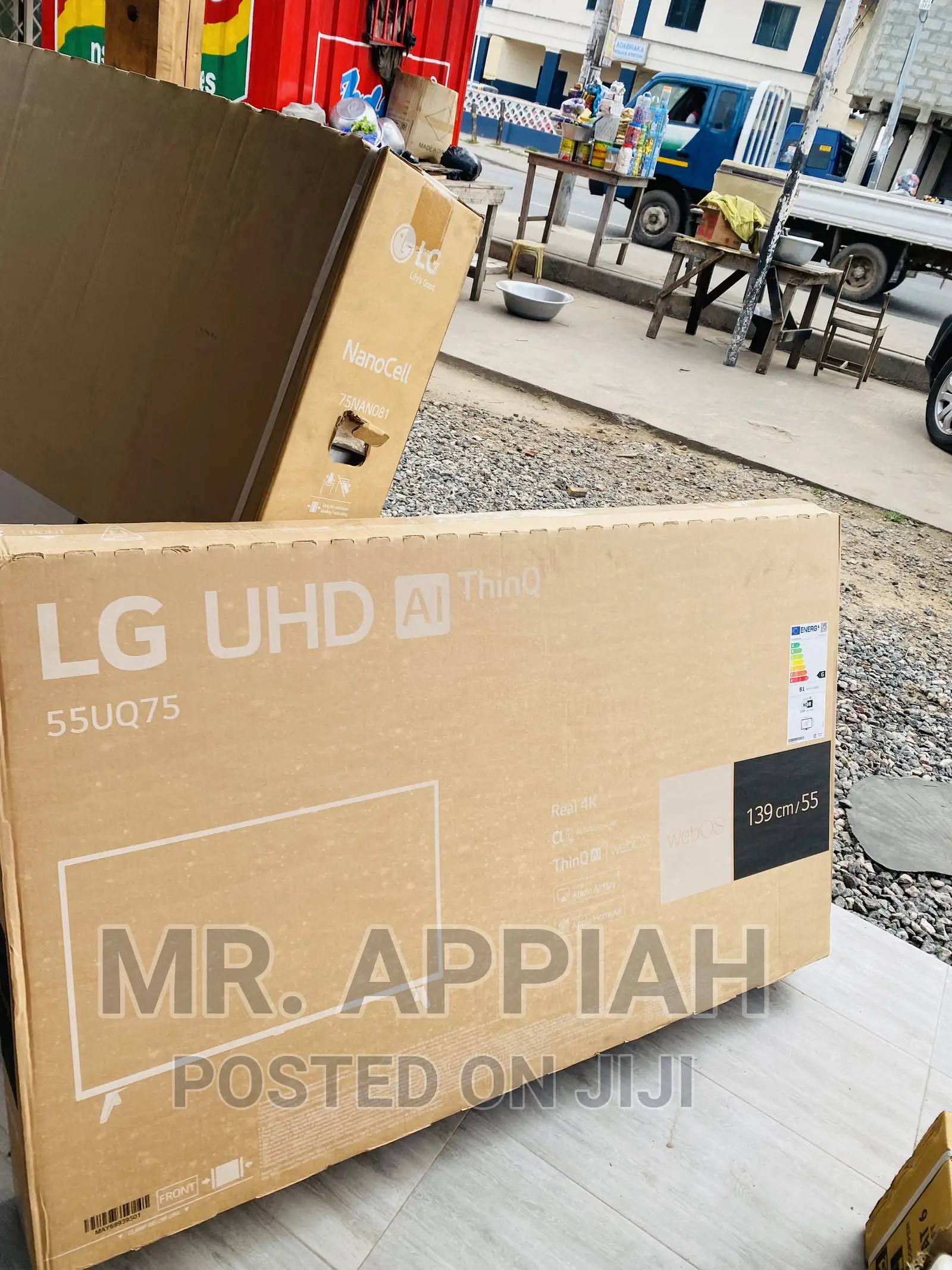 Authentic LG 55uq7500 55 Inch Uhd Smart LED Tv(Black).