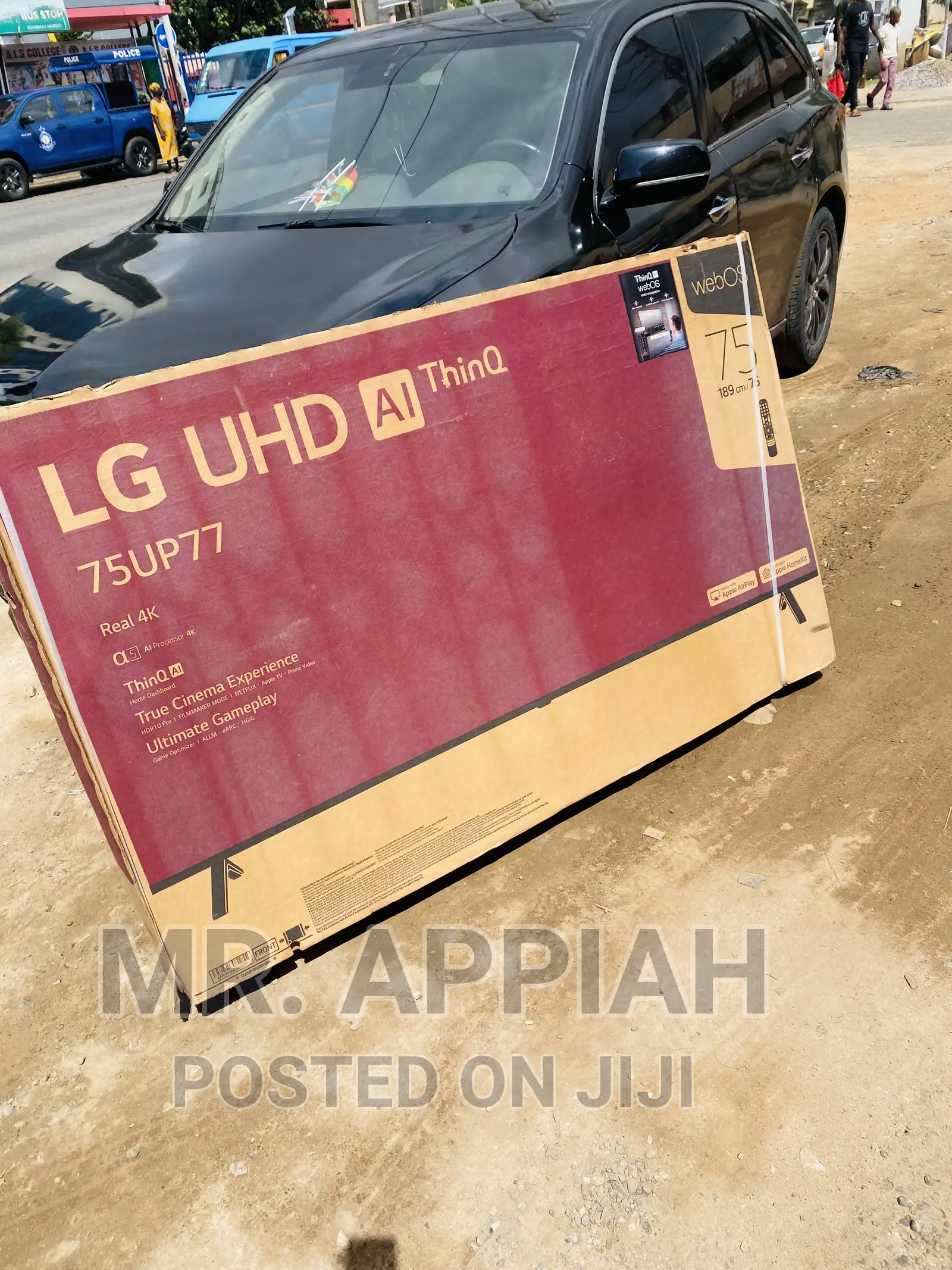 Real Uhd LG 75 Inch Smart Tv(Black) 75up7760 