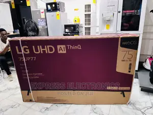 Unlimited Entertainment UHD Smart Lg 75”UP7760 Tv