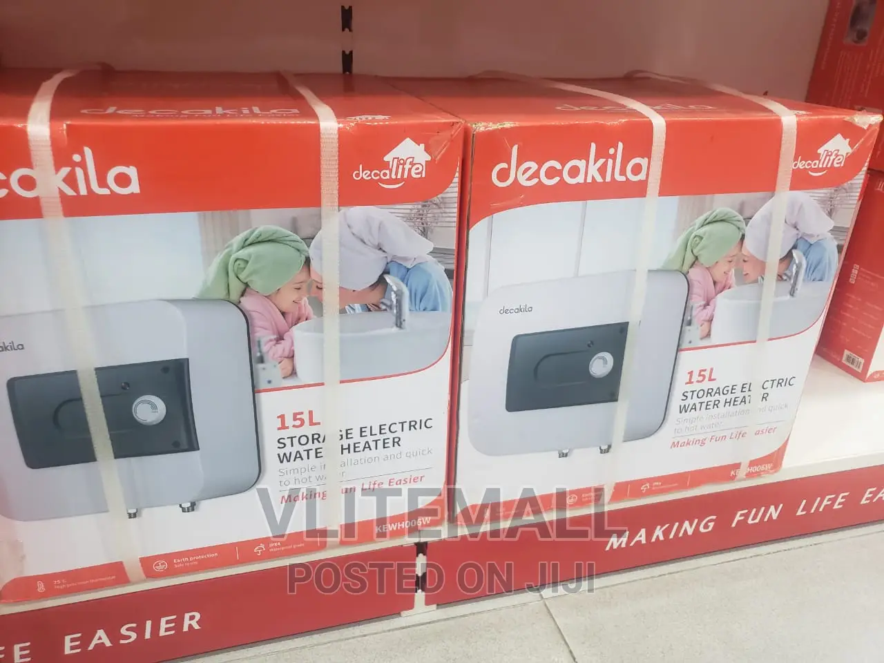Decakila 15L Electric Water Heater – KEWH006W