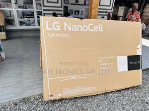 75 Inches Glossy LED Lg Smart Crystal UHD Nano81 Tv. 