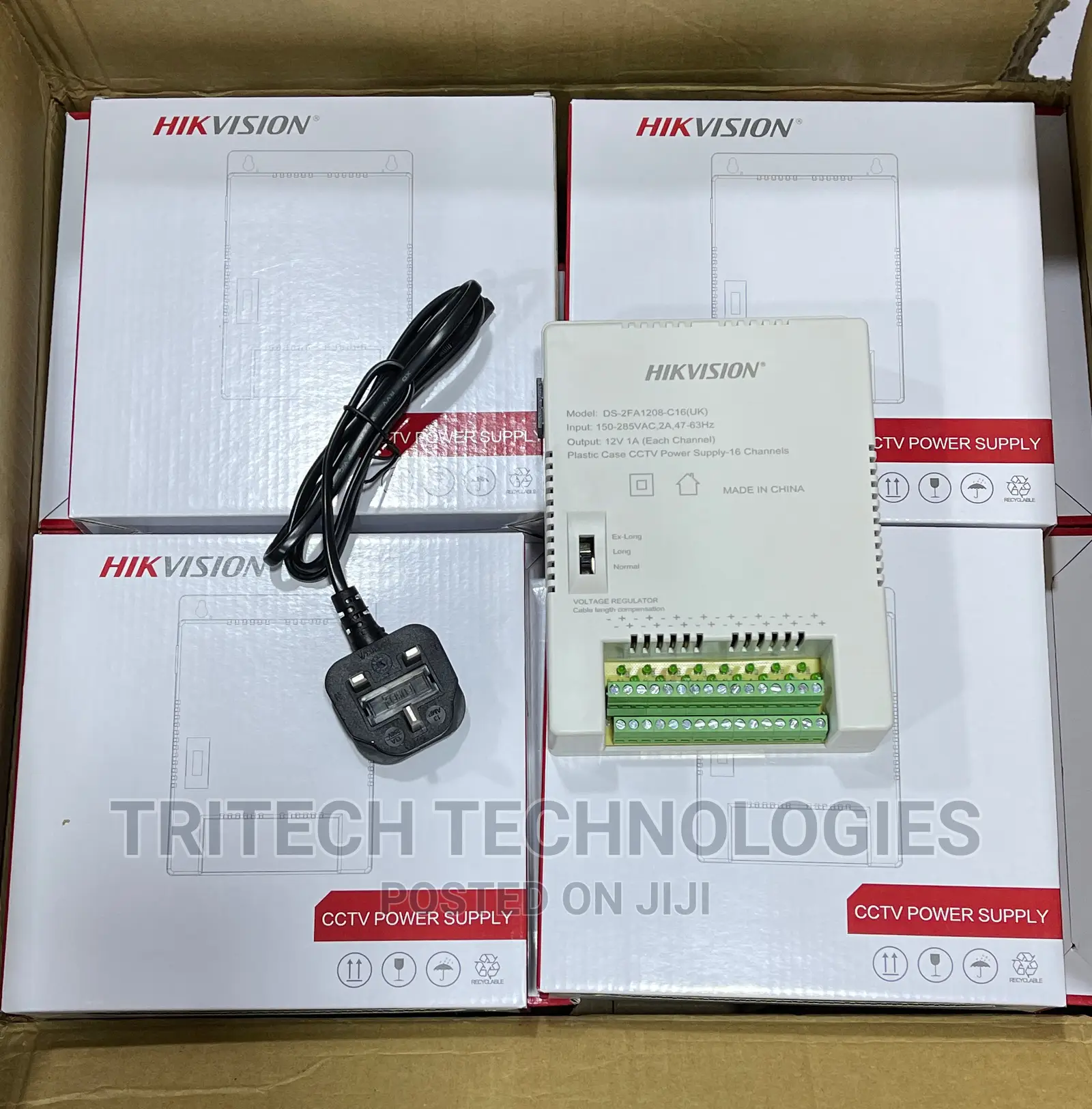 Hikvision Power Supply 20amps With Inbuilt Cooling Fan