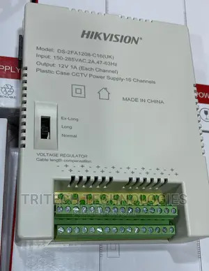 Hikvision Power Supply 20amps With Inbuilt Cooling Fan
