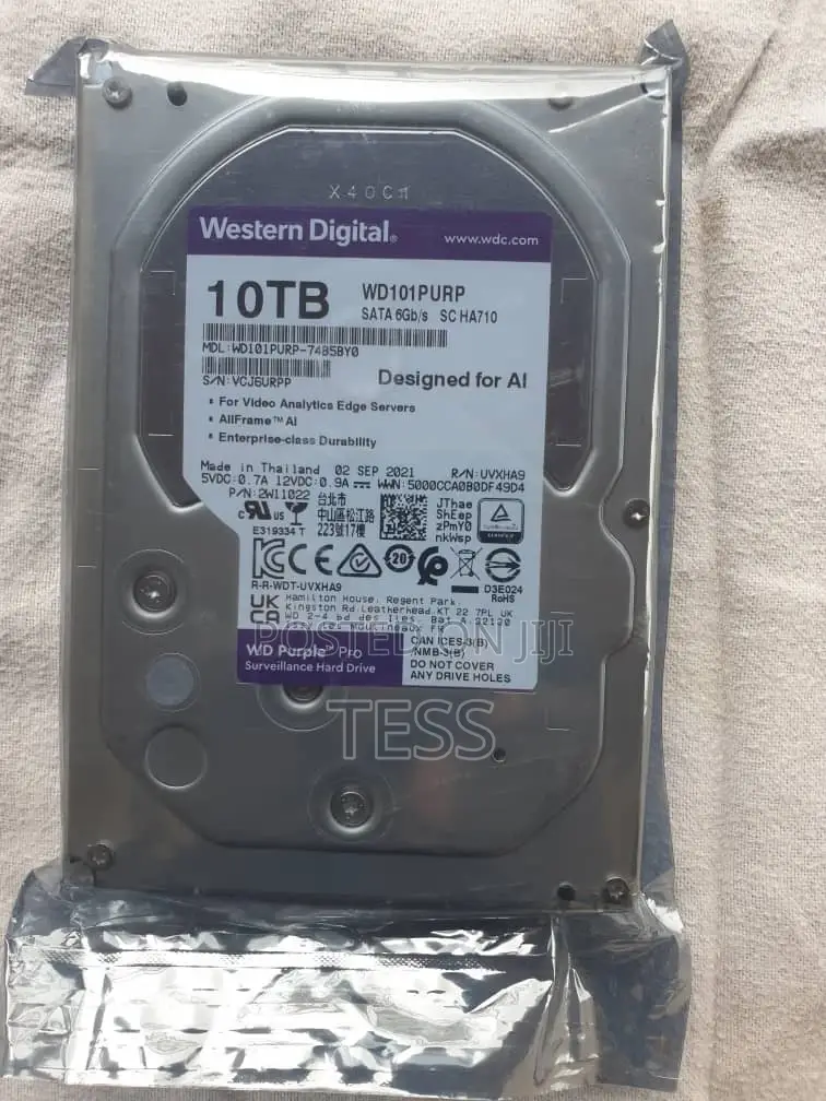 10tb Surviellance HDD W/D Purple