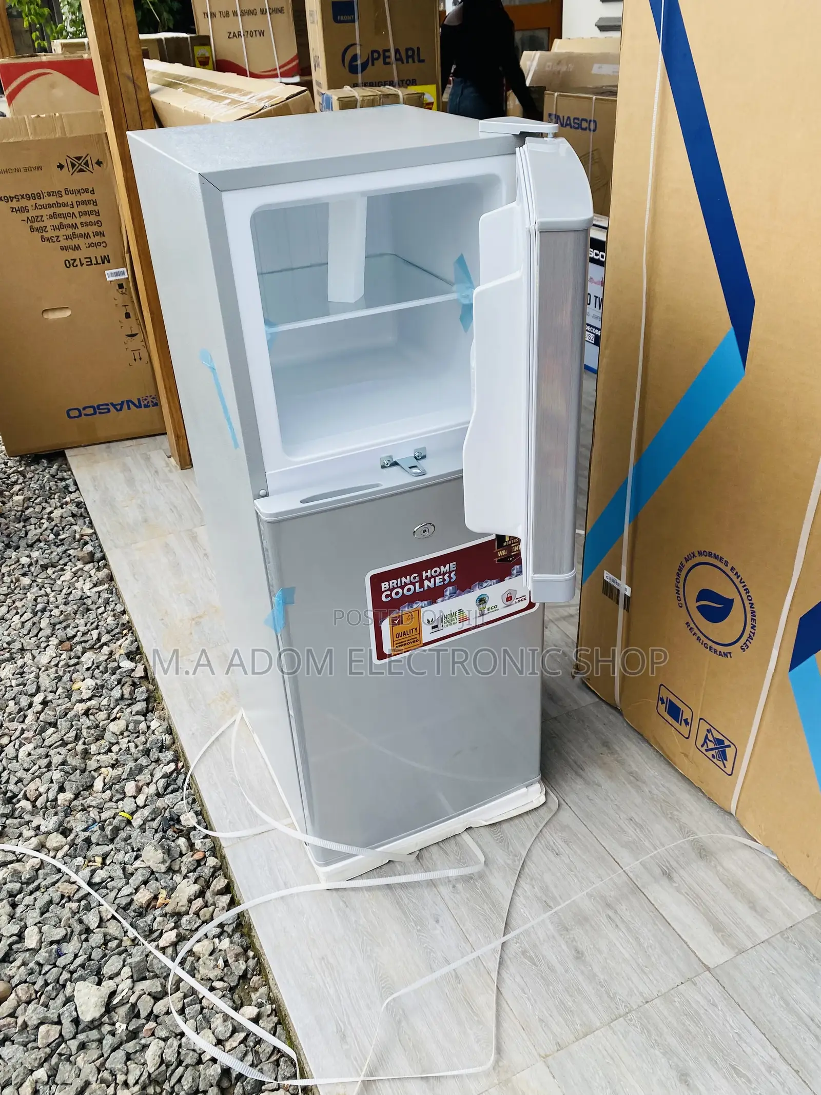 Purchase Original Zara 14TM Double Door Fridge(Silver) 