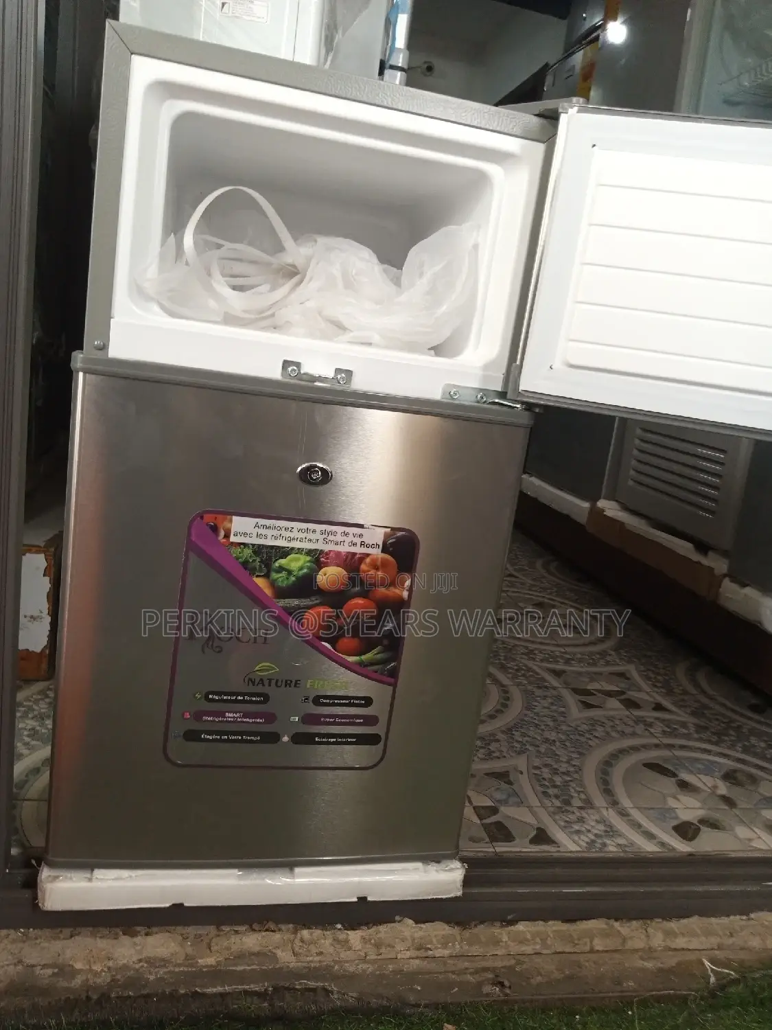 Top Freezer Double Door 110 Quality Roch Refrigerator in Box