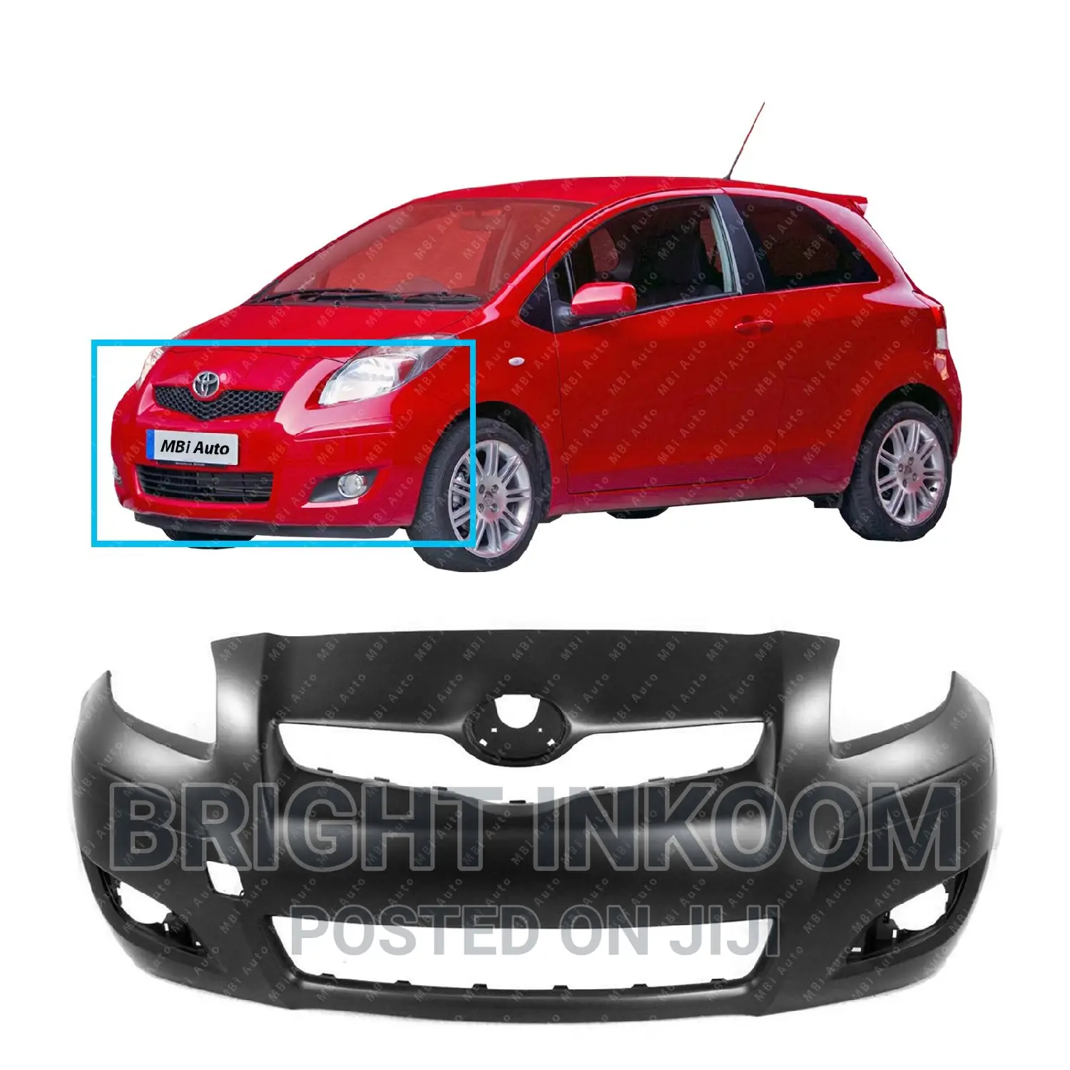 Toyota Vitz 2010 2011 2012 2013 Fornt Bumper
