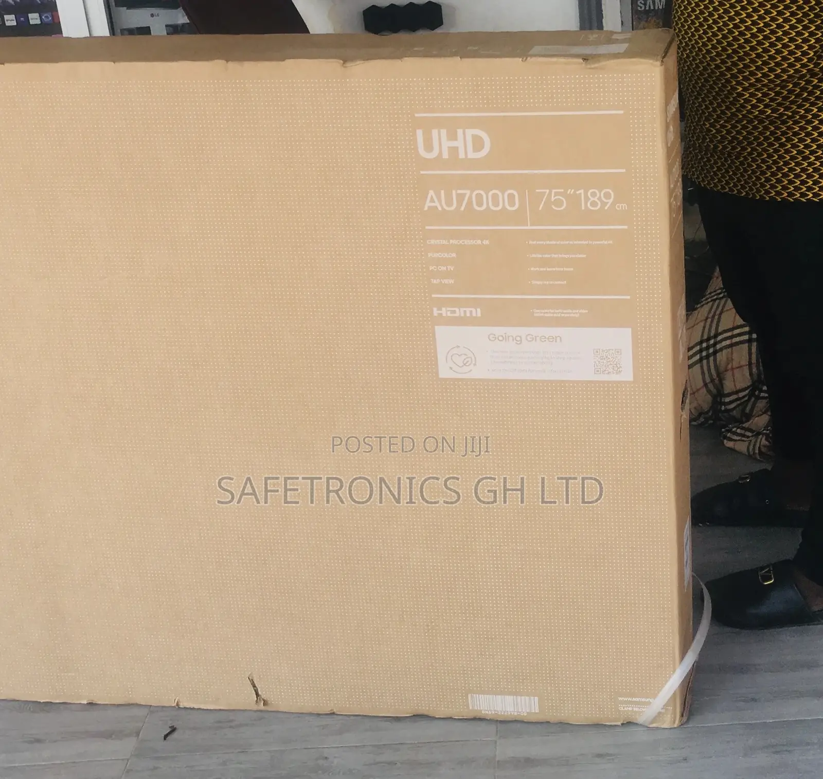 Perfect Samsung 75 Inches Glossy UHD Smart AU70 LED Tv 