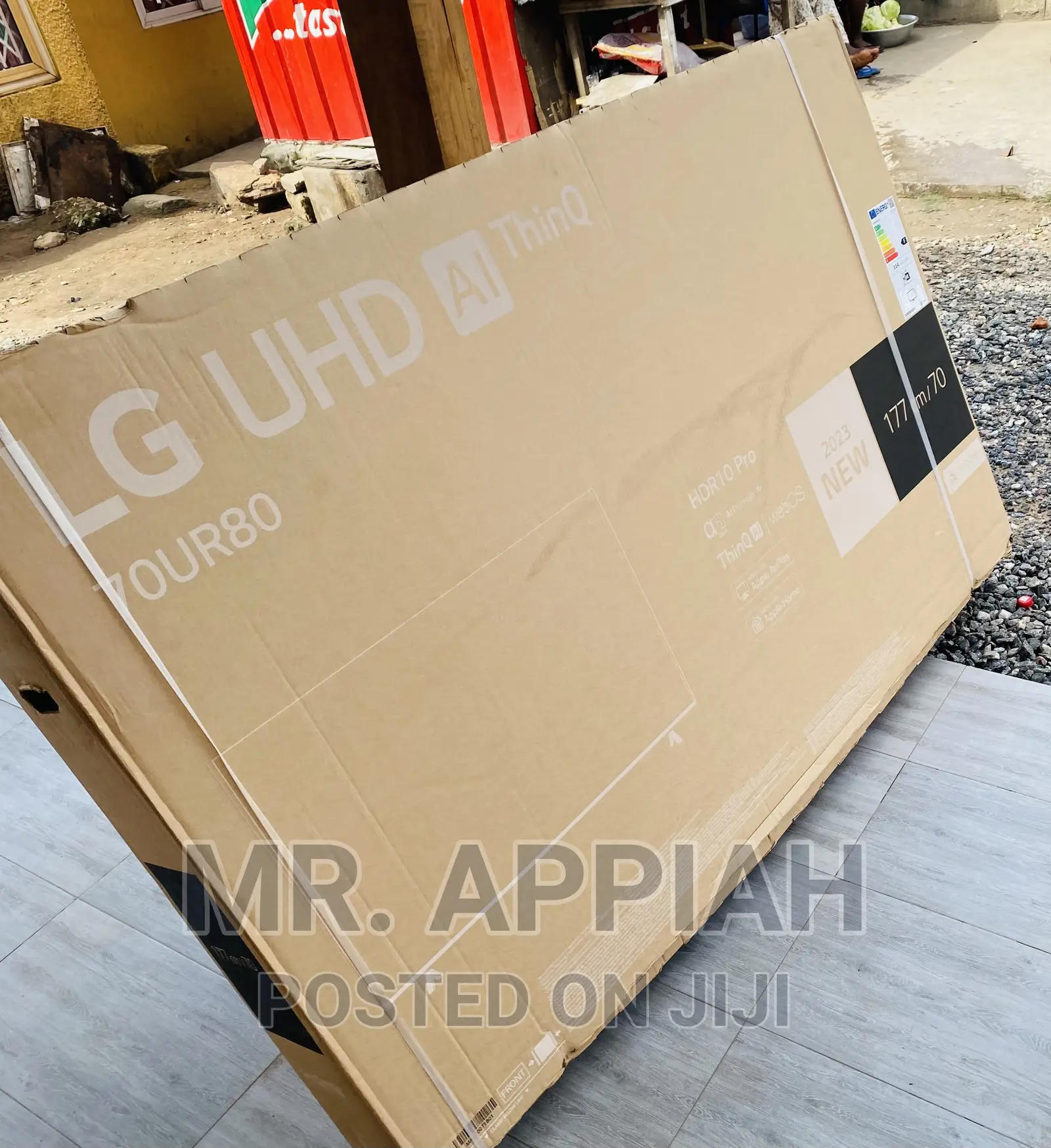 Durable and Fast LG 70inch Real Smart Tv(70UR80003)Black