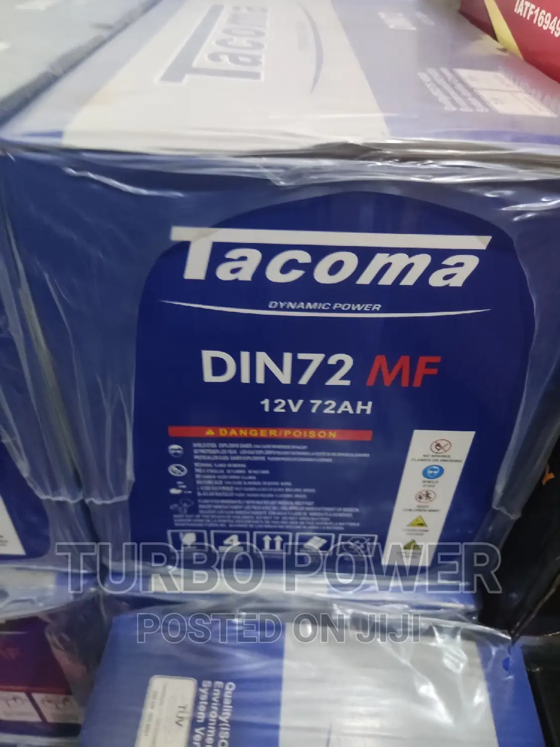 Tacoma Batteries Din72 15 Plates