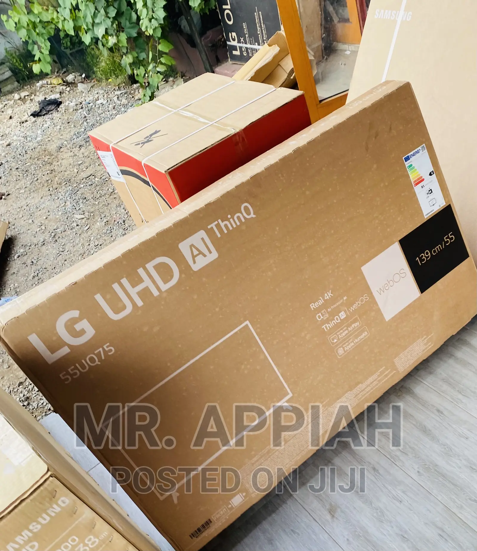 Brand New LG 55UQ81003 55” Uhd Real LED Tv(Black)