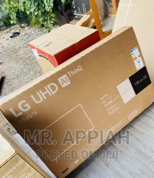 Brand New LG 55UQ81003 55” Uhd Real LED Tv(Black)