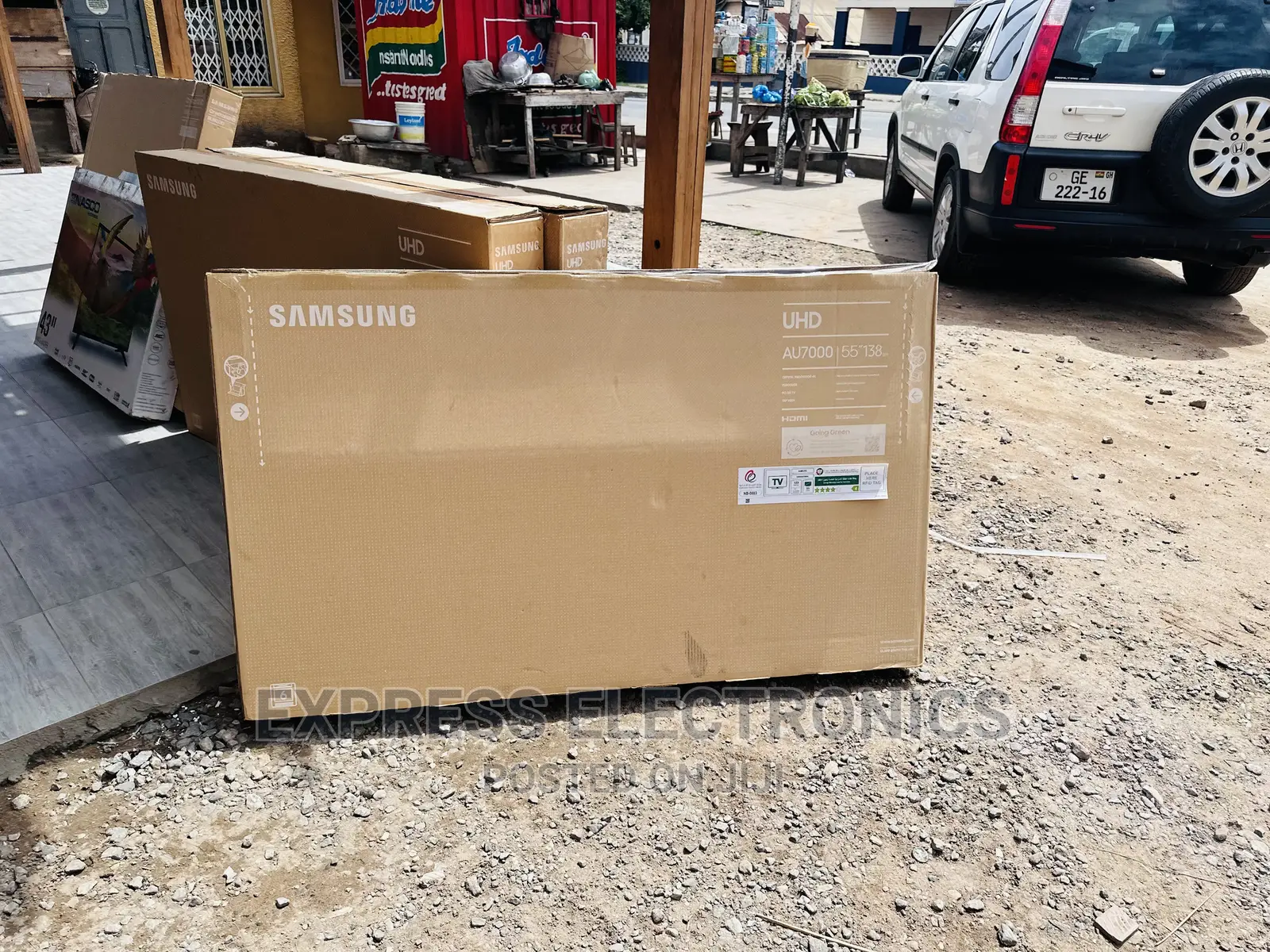 Stylish and Sleek UHD Smart 55”Au7000 Samsung