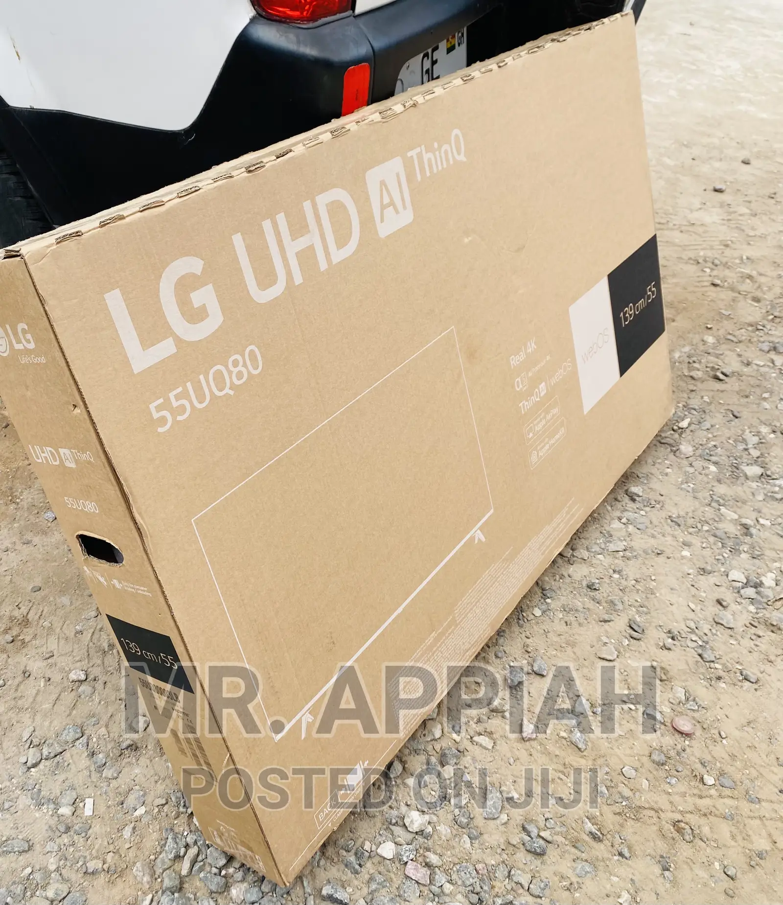 Energy and Cost Saving LG 55UQ8100355” UHD LED Tv(Black)