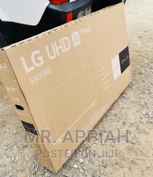 Energy and Cost Saving LG 55UQ8100355” UHD LED Tv(Black)
