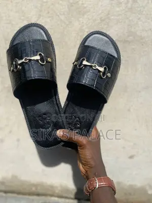 Crocodile Skin Slippers