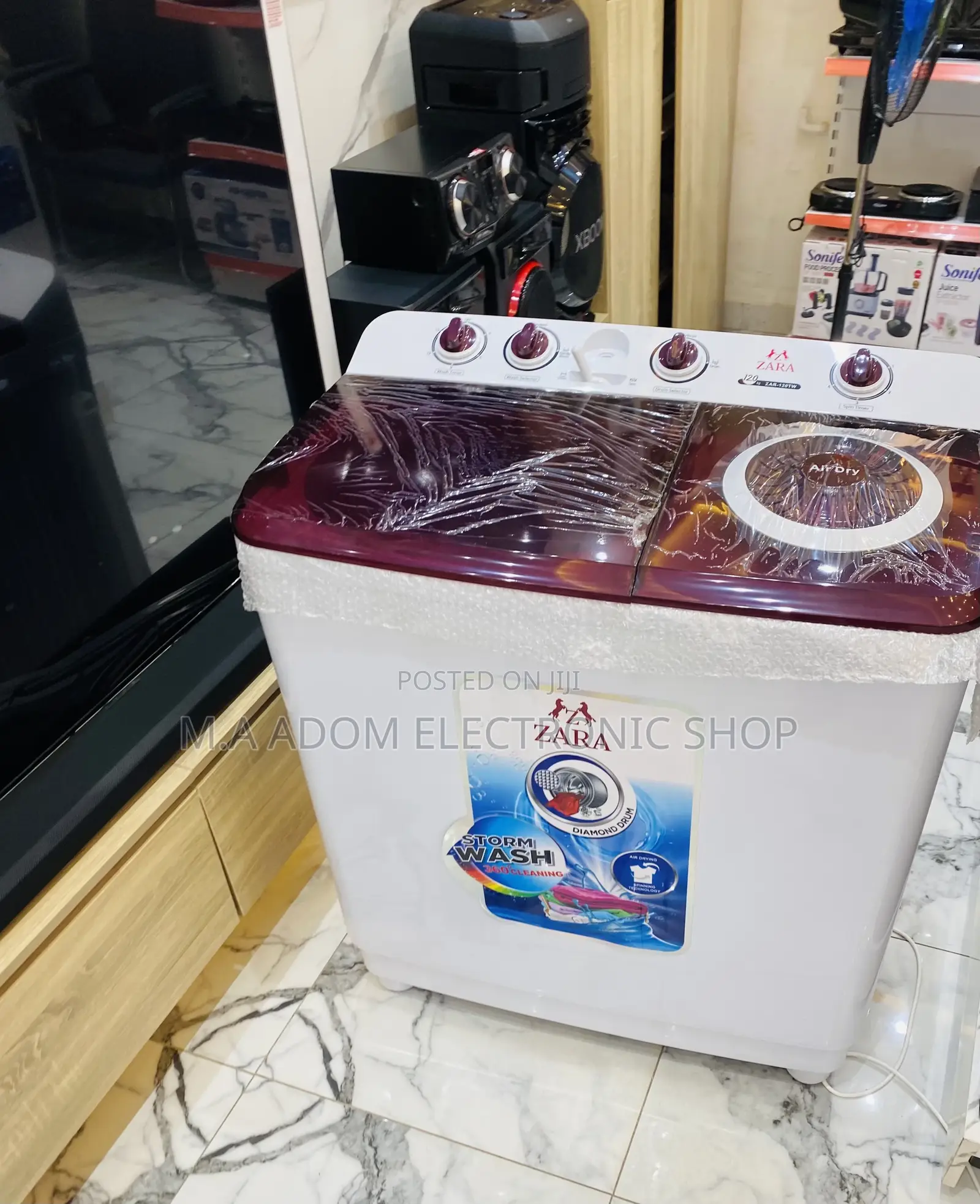 Purchase Original Zara 12kg Top Load Washing Machine(White).