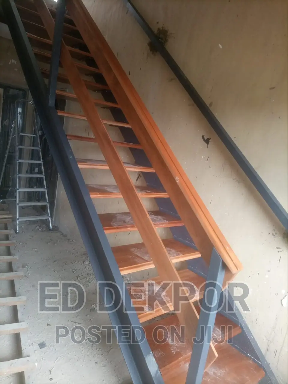 Wooding and Metal Stairs