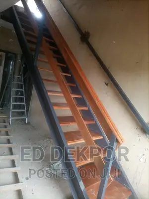 Wooding and Metal Stairs