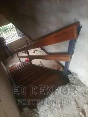 Wooding and Metal Stairs