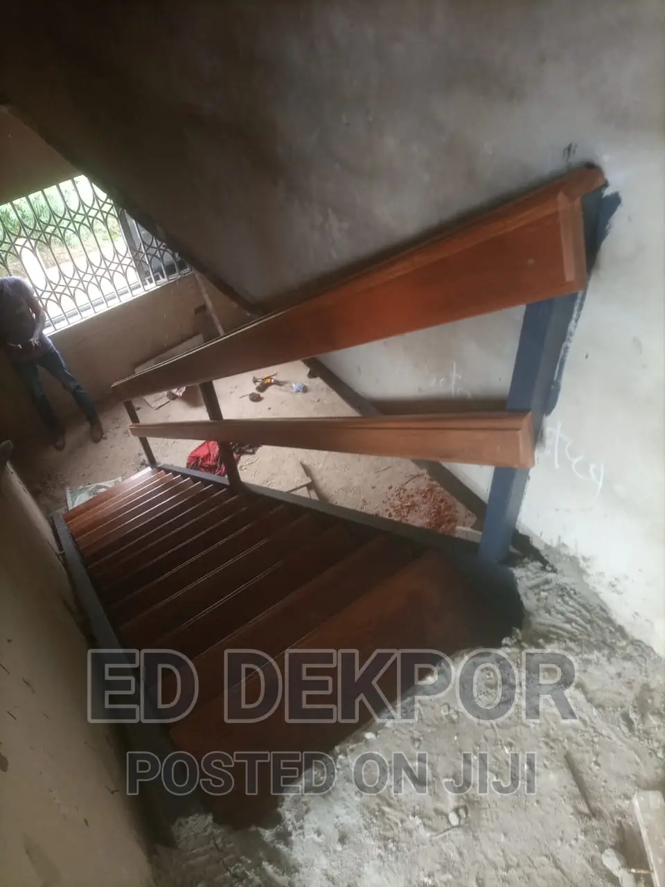 Wooding and Metal Stairs
