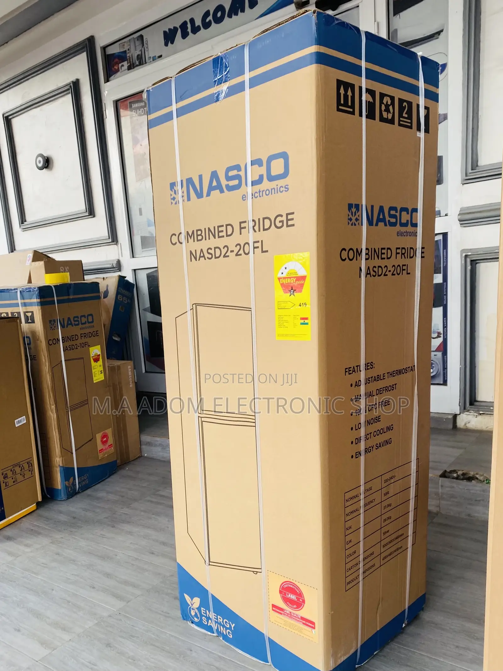 High Quality Nasco Bottom Freezer Fridge Nascod2-20fl 
