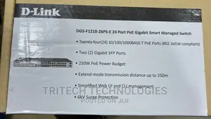 D-link 24port DGS-F1210-26PS-E Poe Smart Switch (Managed)