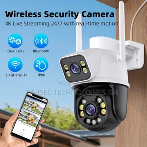 6mp Dual Lens Dual Screen Waterproof Wifi PTZ Camera