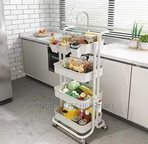 4 Tier Utility Storage Cart