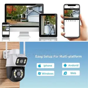 Dual Lens Wireless PTZ Camera Icsee App