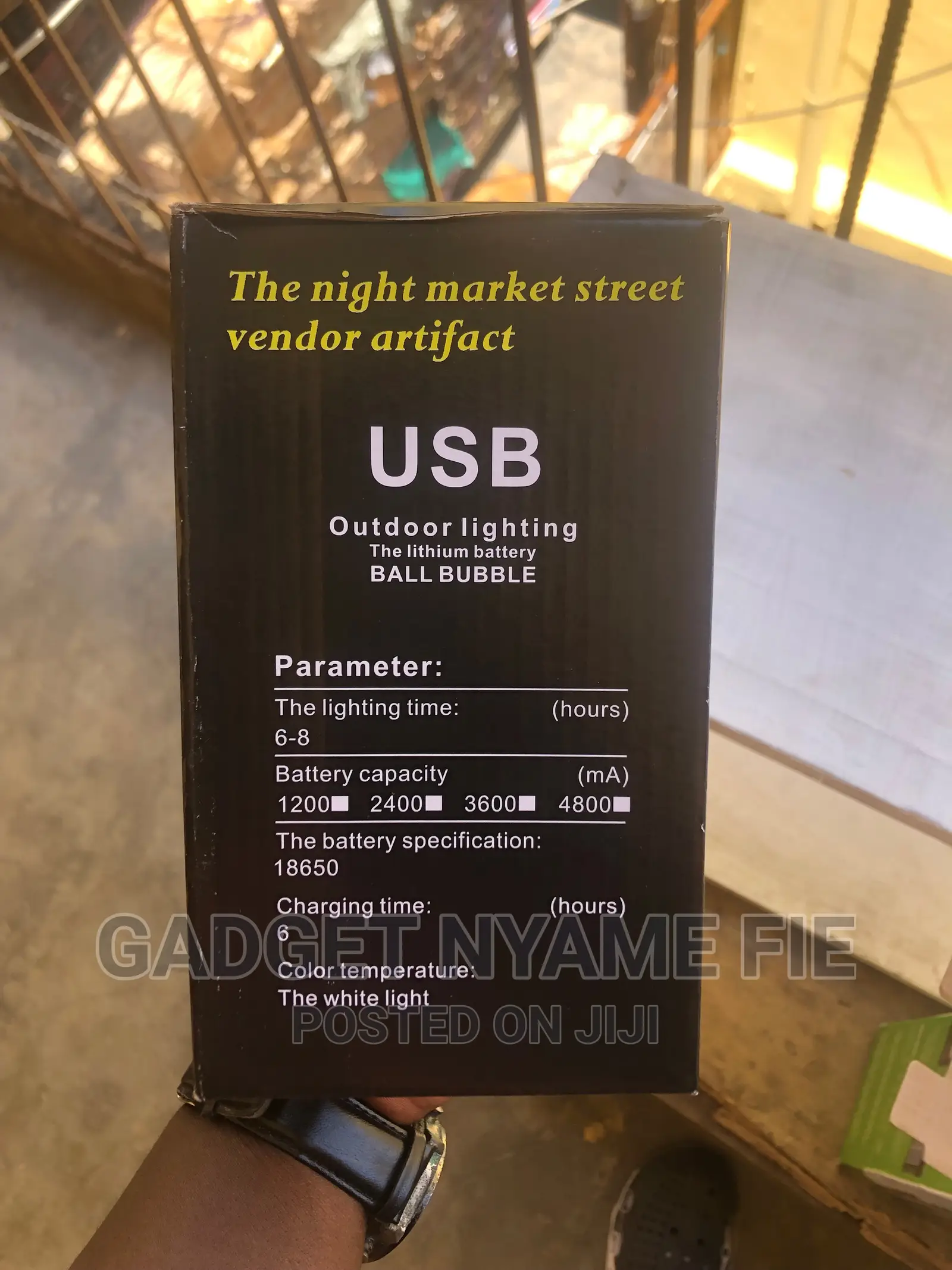 Rechargeable Hanging Bulb (30 Watts)
