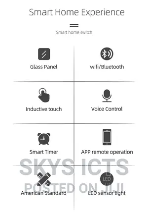4 Gang Wifi Smart Light/ Bulb Switch